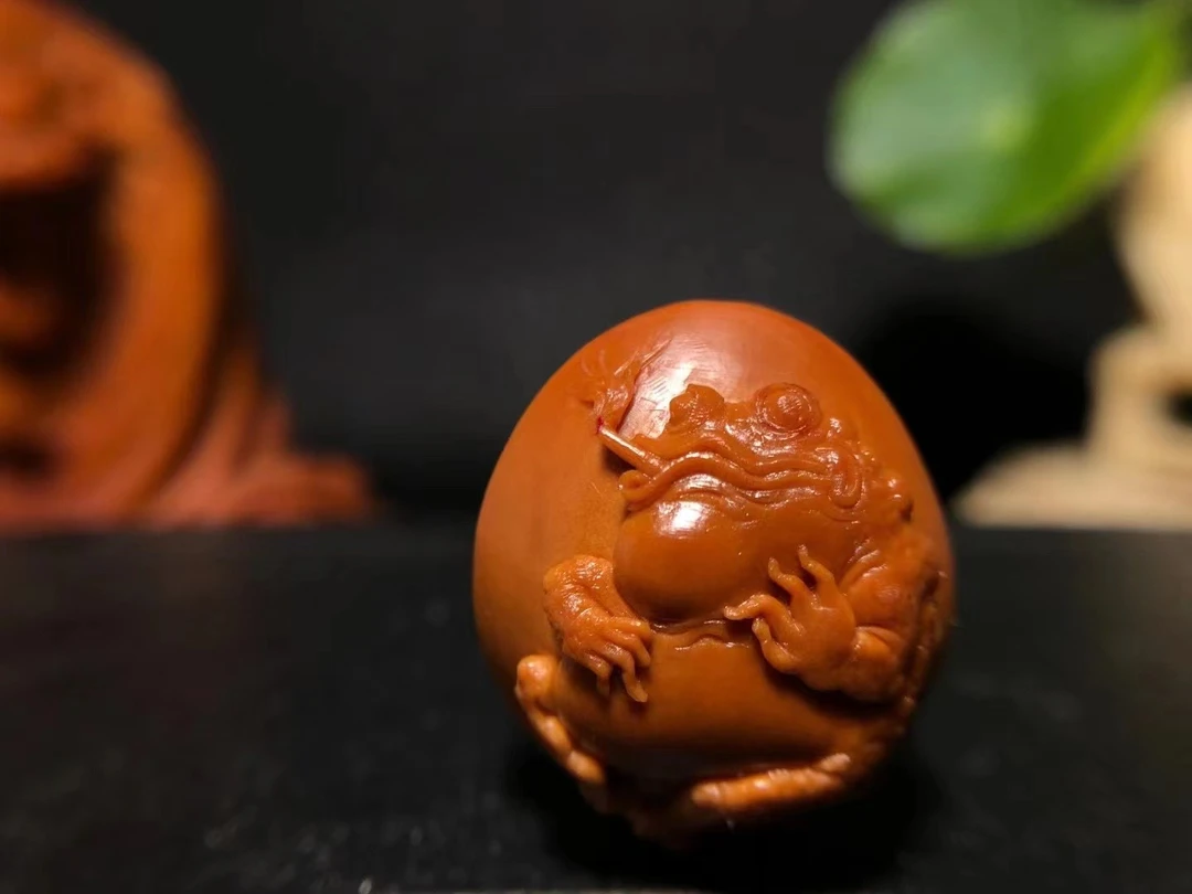 橄榄核单件【蛤蟆老大】尺寸2.3