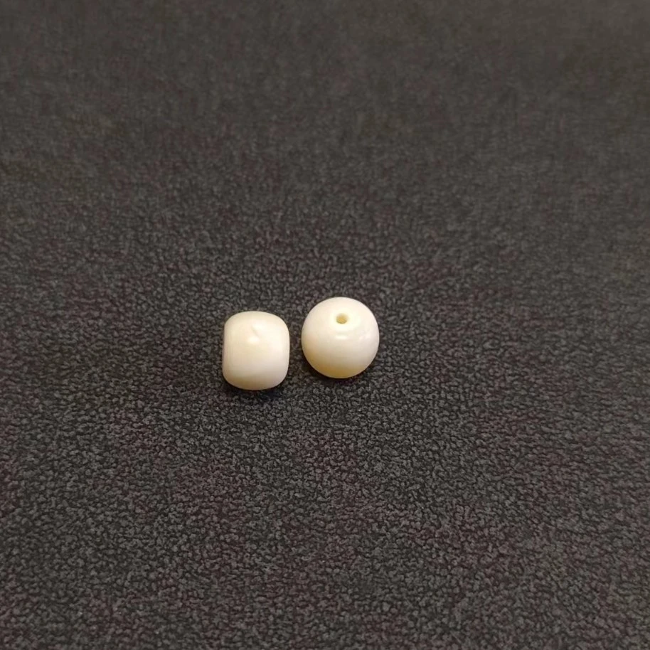 ML0307-1高品俄料原矿白蜜蜡老型隔珠腰珠顶珠文玩配饰