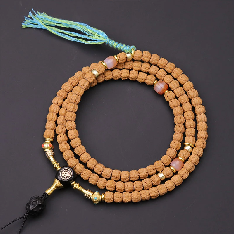 WG16 精工藏式佛手小金刚菩提子108文玩长串