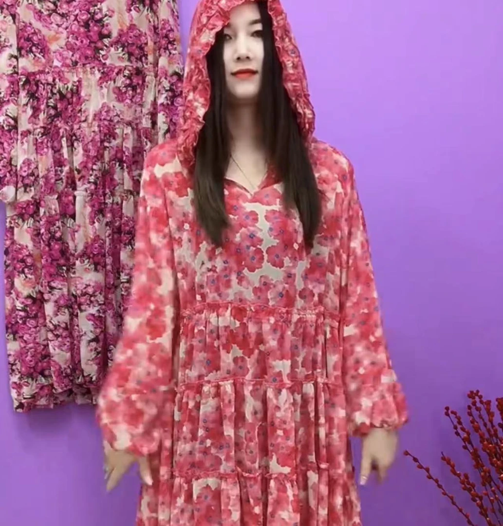 新款帽衫裙8022款