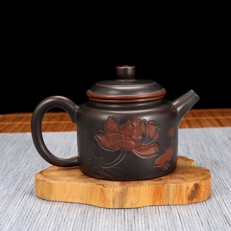 直播间拍下有效 广西钦州坭兴陶茶壶