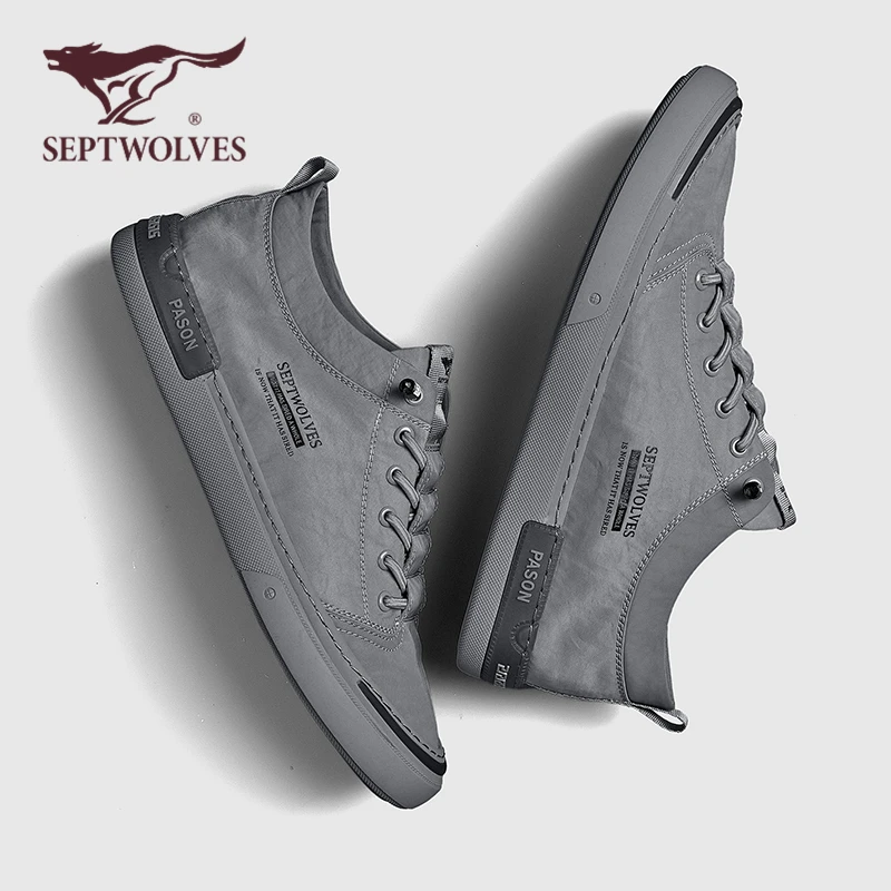 七匹狼 飞行员休闲鞋 夏季透气男鞋百搭男士潮鞋防滑工作防臭9356