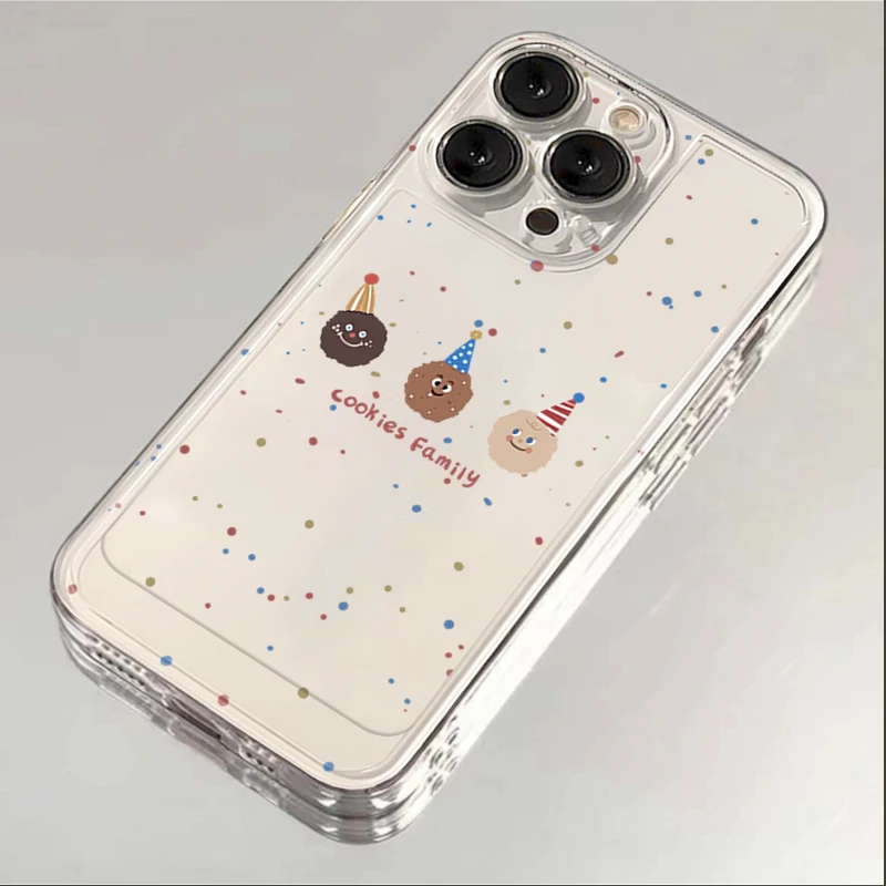 小饼干家族iphone15promax苹果手机壳14promax硅胶13pro透明x全包