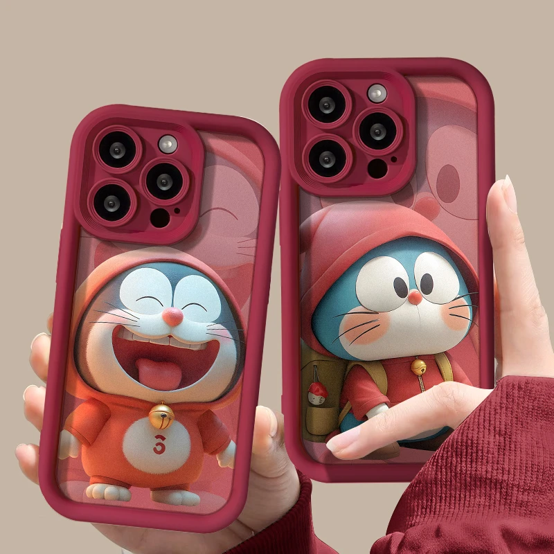哆啦A梦iphone15/14promax手机壳苹果13全包12/11硅胶xr/xs高级7p