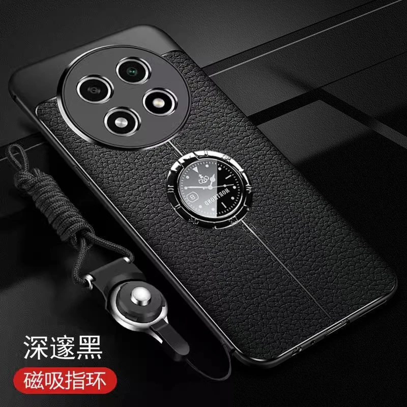 适用荣耀X60pro手机壳BRP-AN00男皮纹套honorX60pro曲面屏防摔软