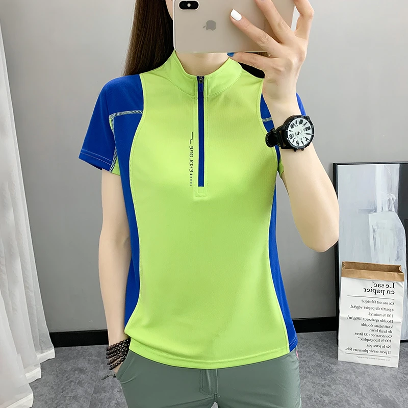 女装春款2024年新款。短袖速干衣半袖春夏薄款宽松弹力吸汗速干衣