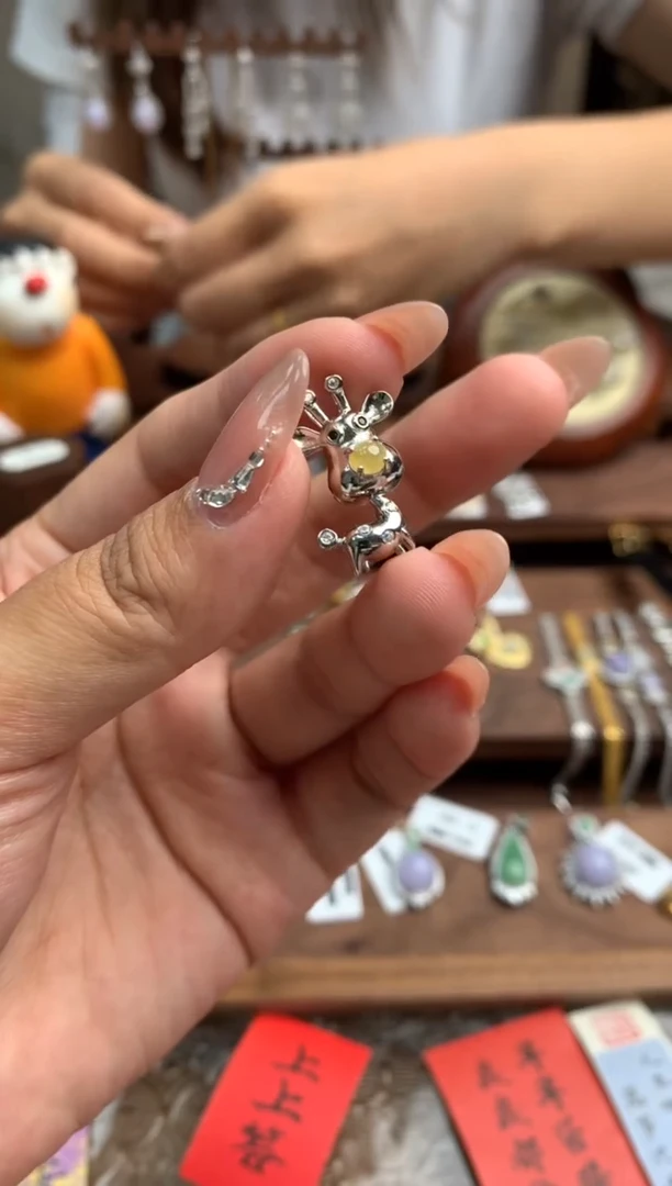【闪购商品】翡翠颈饰银S925镶嵌吊坠