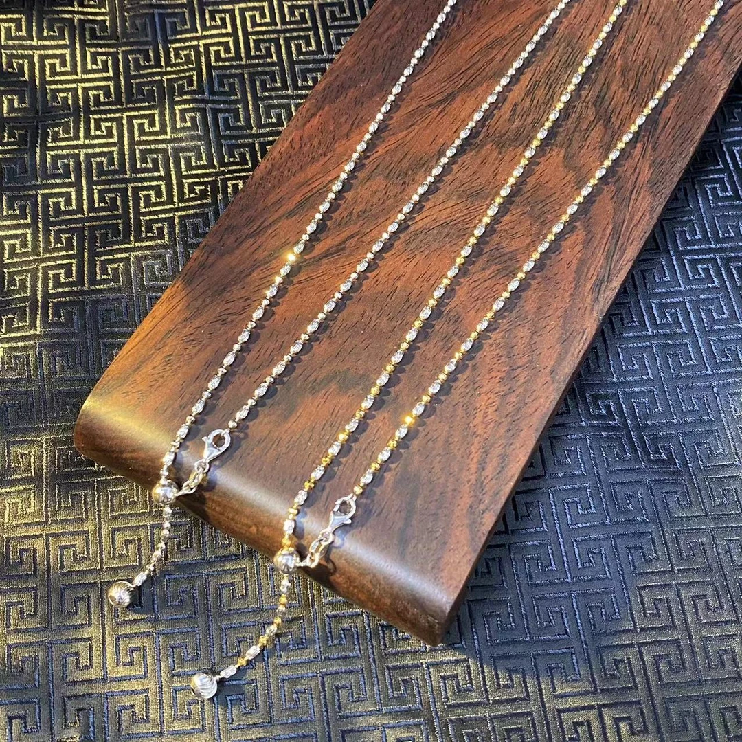 链子925银 意大利工艺可调节锁骨链 链长50cm/20寸，多样性发货1件