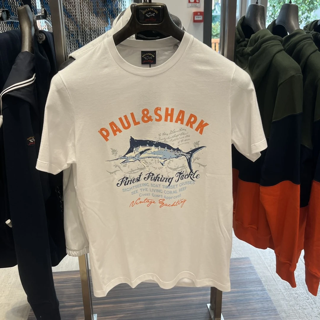 保鲨 不退换 男士休闲风鲨鱼标短袖 下单联系客服