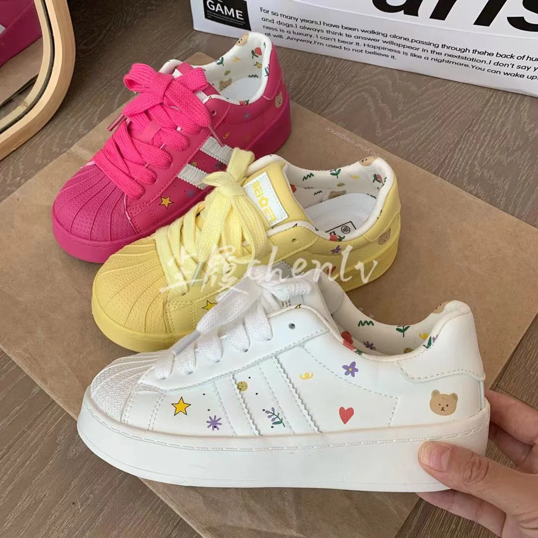 CHENLV/尘履2024夏季新款贝壳头板鞋百搭ins风