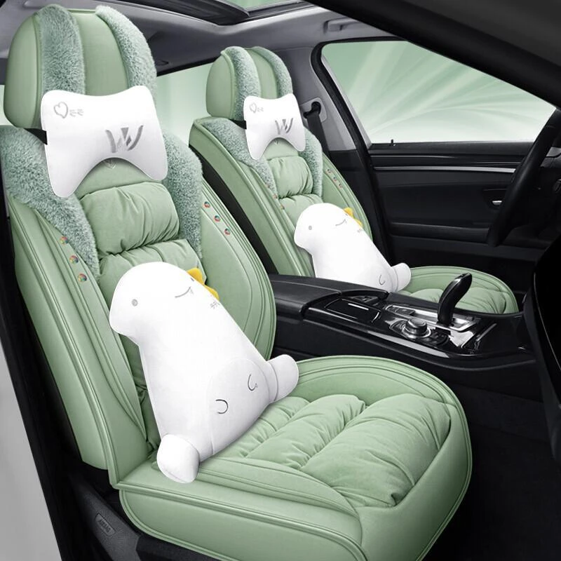 广汽本田飞度第四代潮享版毛绒女座套冬季通用全包女座椅套汽车坐