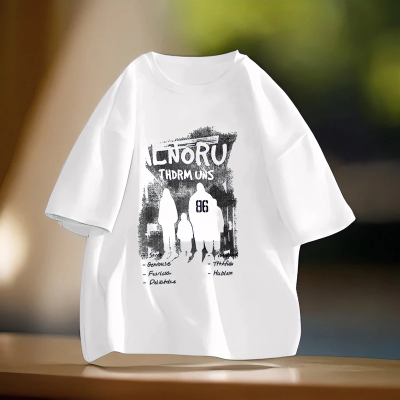 【新品上新】短袖t恤2024夏季印花新款重磅精梳棉圆领男女款棉T恤