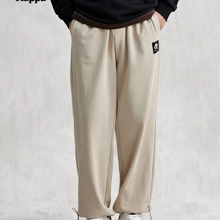 直筒裤Kappa卡帕休闲裤子男款2024新款春秋运动裤KPGGAAK31D