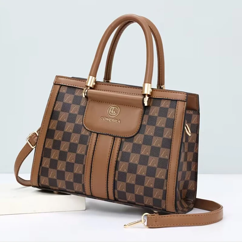 【粉丝专属】(长28*宽12*高21)时尚百搭手提包简约大气单肩斜跨包