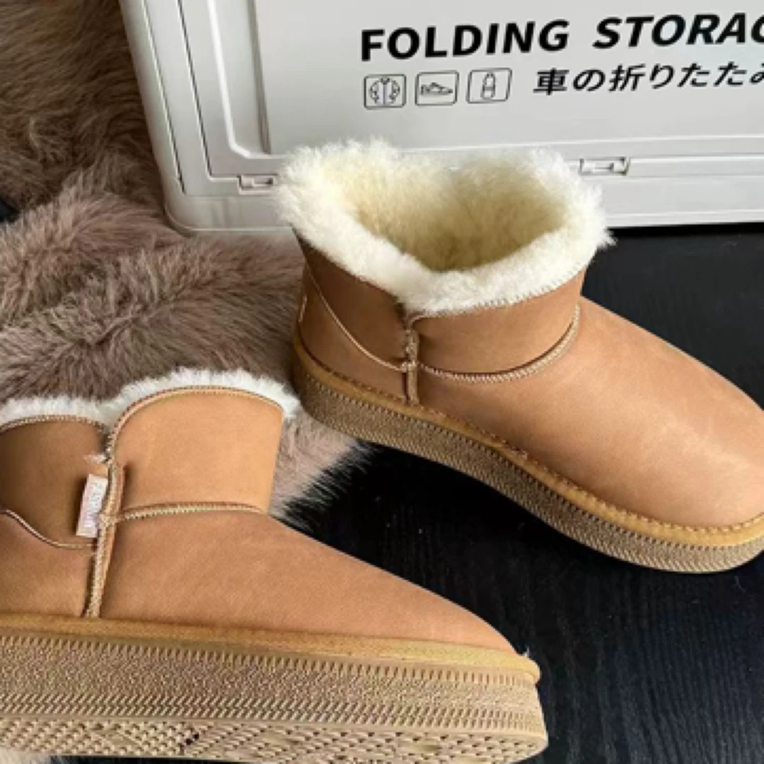 冬季女雪地靴加绒加厚