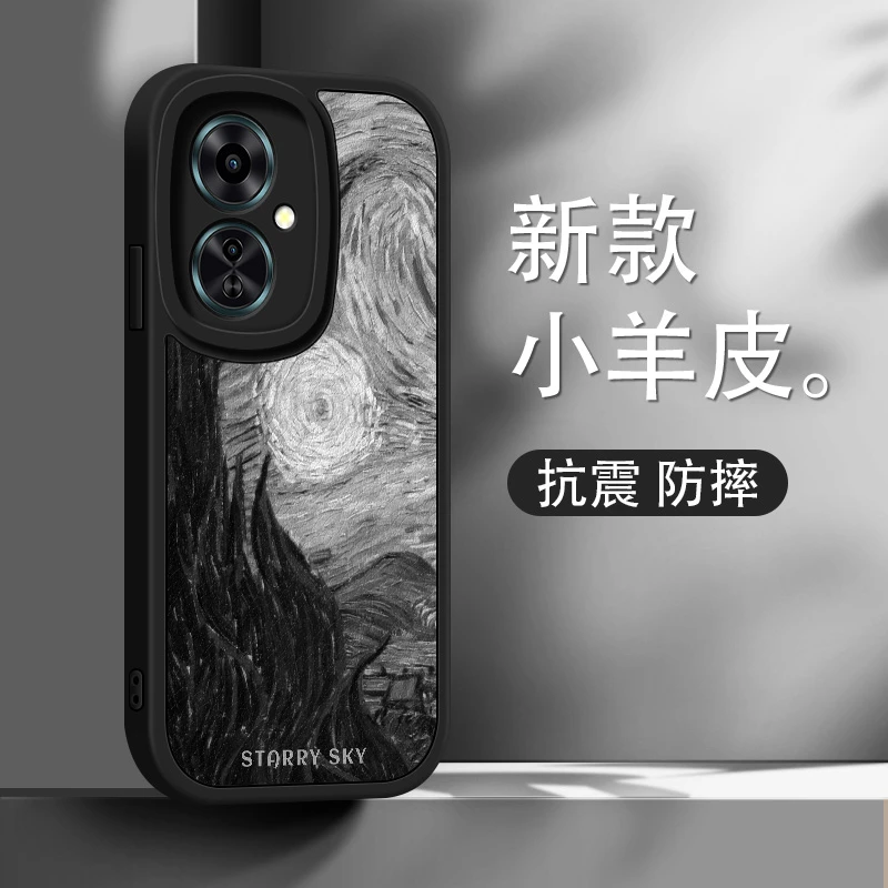 梵高星空适用OPPOK11x手机壳新款K11X软壳创意5G小羊皮硅胶全包薄
