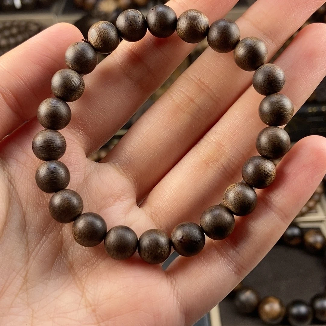 沉香手串B****)越南芽庄紫棋楠