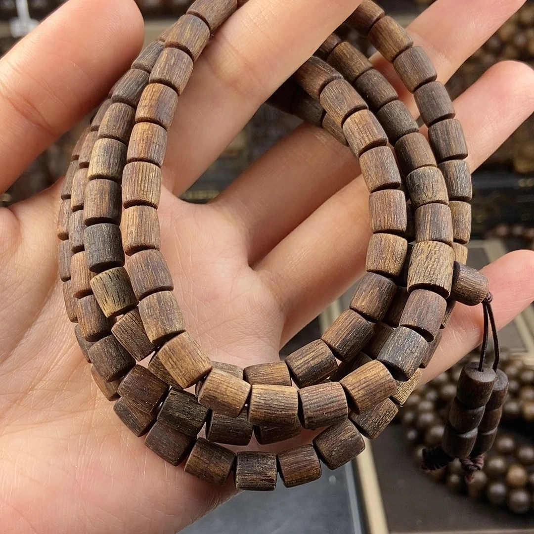 沉香手串大*富森红土沉香