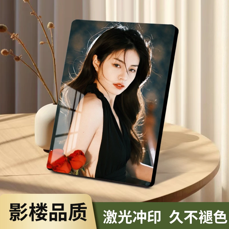 樱花抄10寸大韩摆台无框宝宝照婚纱照创意相框长方形简约
