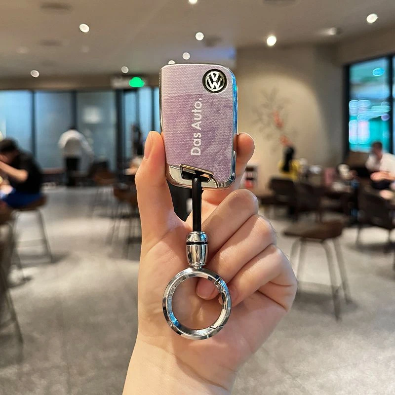 大众速腾钥匙套帕萨特宝来迈腾cc/polo探岳朗逸id3车途岳探歌专用