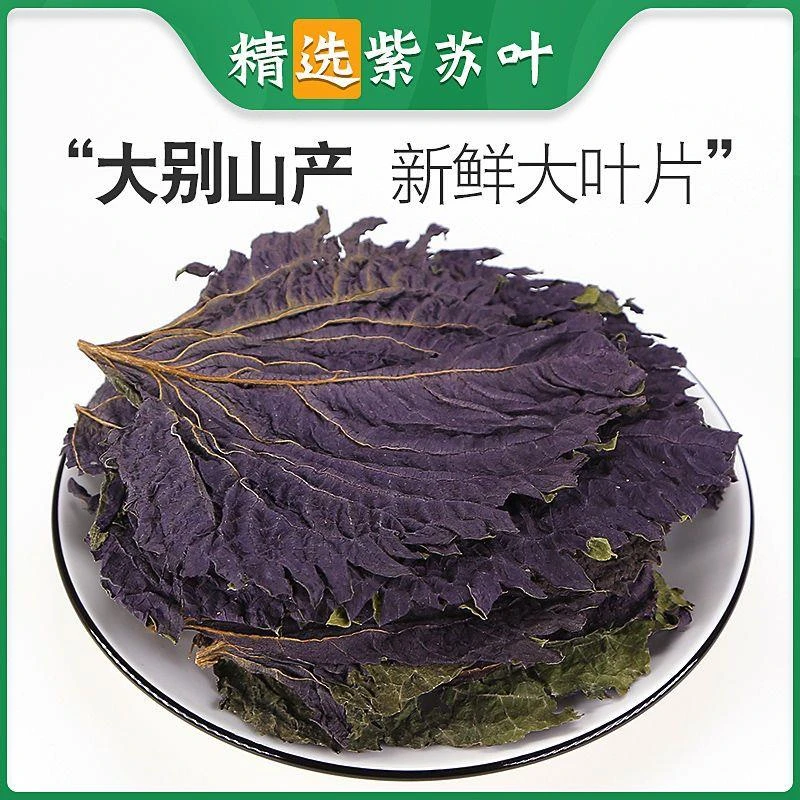 紫苏叶干苏子叶中药材无梗香料野生天然纯新鲜干苏叶泡茶包邮