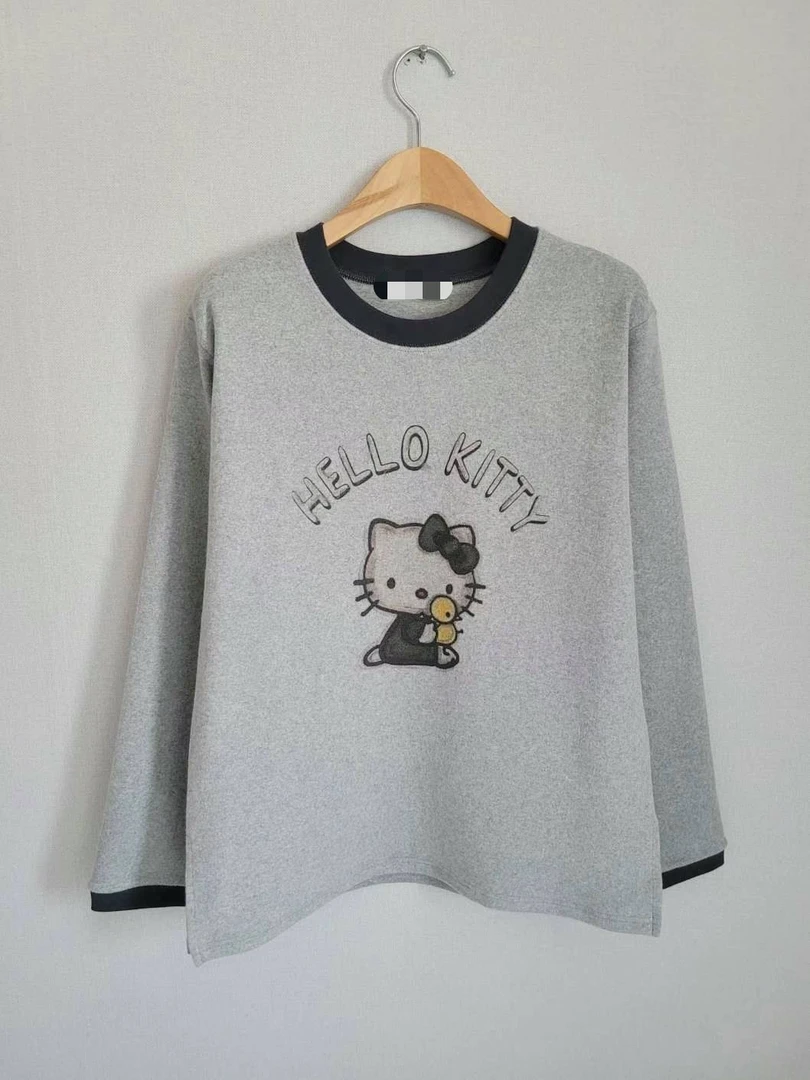 韩国正品不支持退换/闪电/哈喽猫长袖/1202