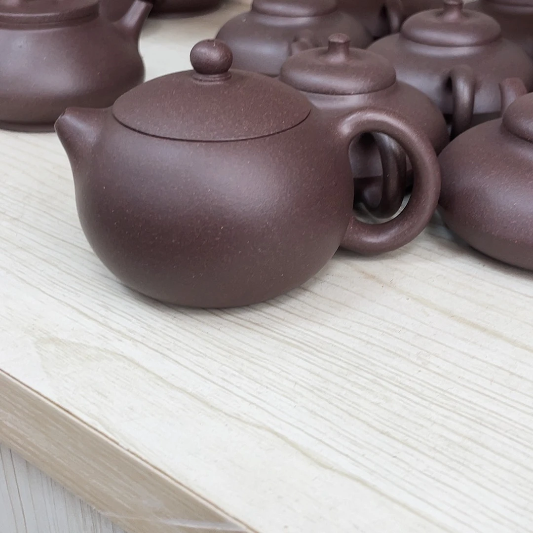 紫砂茶壶西施天青