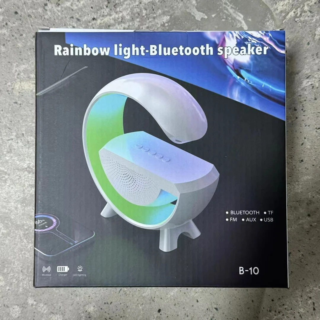 准新品  月亮音响氛围灯桌面音响颜色乐拍