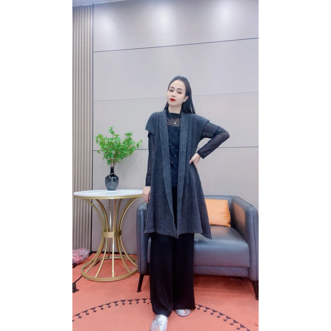 3540 高级感设计师款基础百搭坎肩马甲外套秋冬时尚百搭外搭