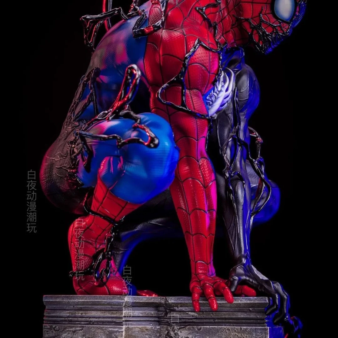 蜘蛛侠共生毒液共生体发光系列GK漫威雕像模型手办摆件礼物周边