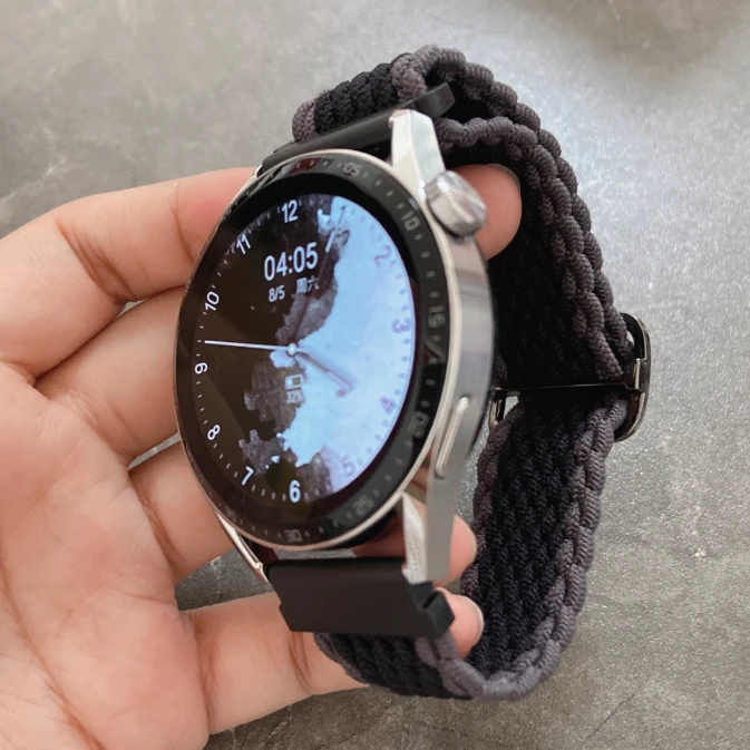 适用华为Watch GT2/GT3 pro编织表带watch3新款4女pron尼龙