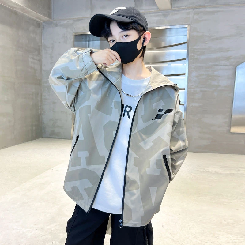 童装男童外套春秋款冲锋衣2025新款秋装儿童中大童秋季上衣洋气潮