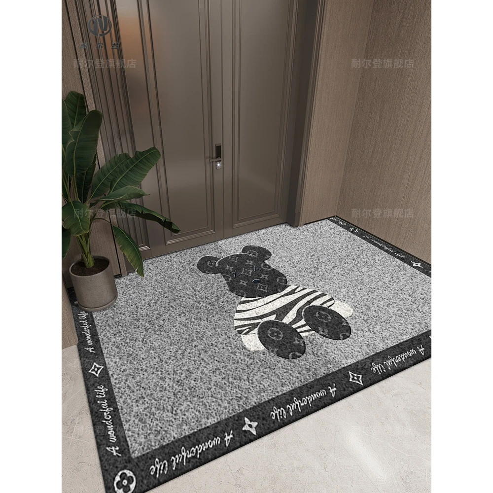 轻奢高级感丝圈地垫入户门垫门口地垫耐脏防滑地垫脚垫入户门口