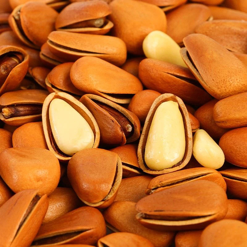 东北特产大颗粒开口松子果仁饱满休闲零食坚果