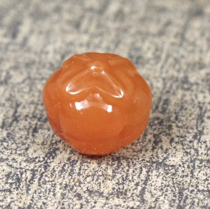 保真南红玛瑙樱桃红柿子红原矿无优化精工雕刻小柿子配珠散珠隔珠