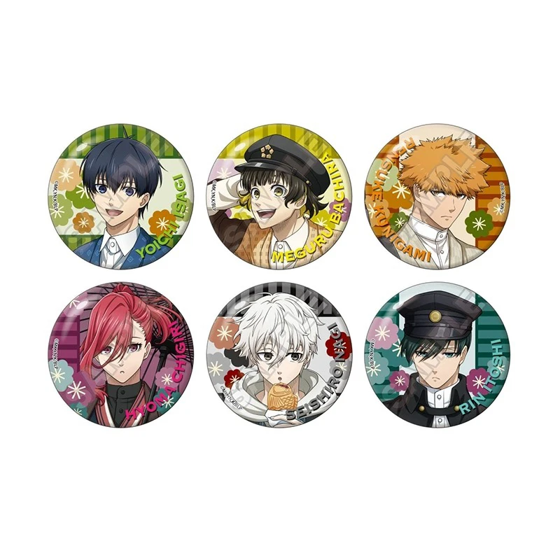 【蓝色监狱】蓝锁大正复古吧唧徽章盲抽 随机一发（同意代拆）