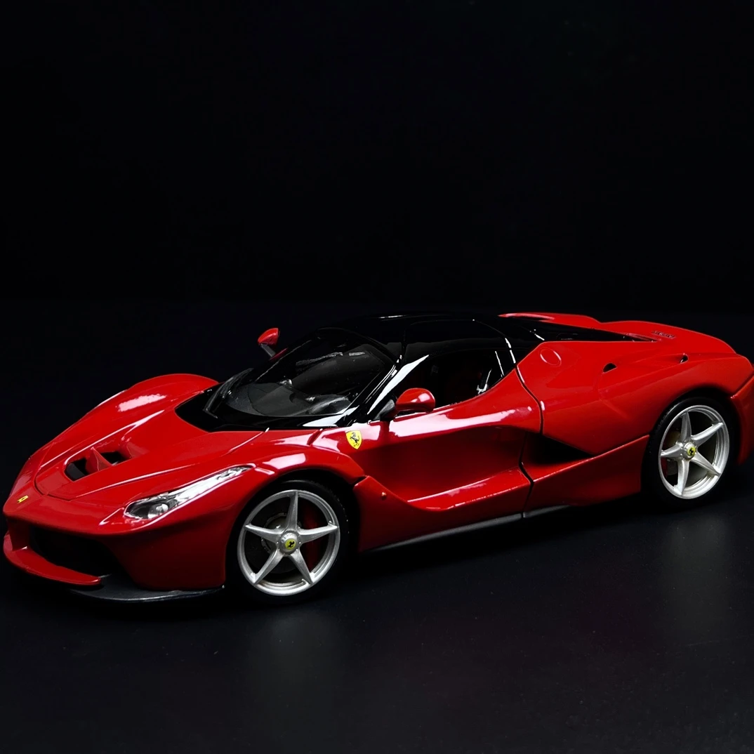 1:18精细版法拉利拉法汽车模型摆件礼品