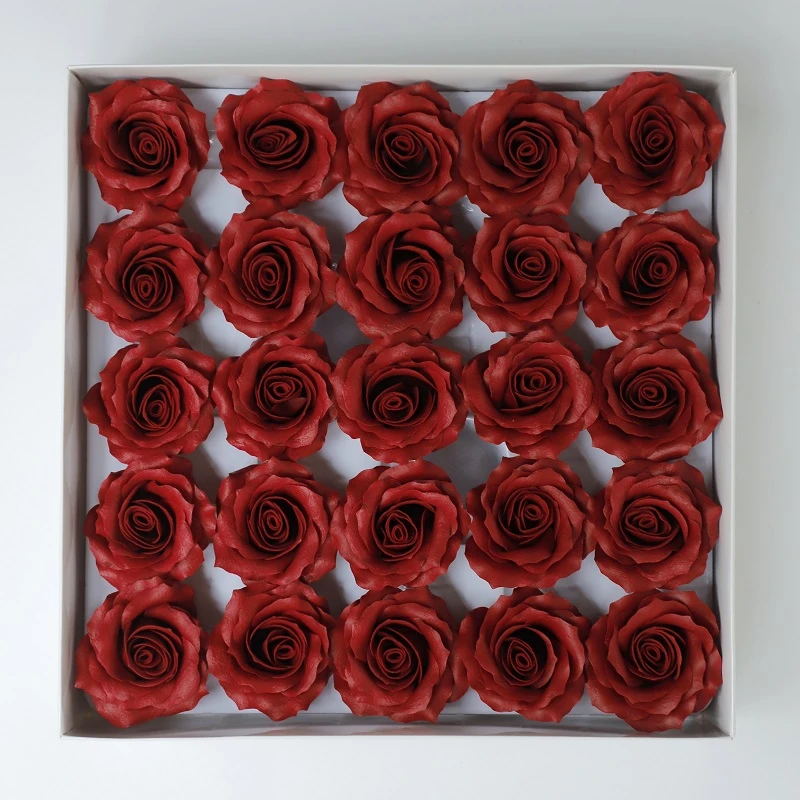 曼塔玫瑰香皂花手工diy花束带清新香味 鲜花花束永生花