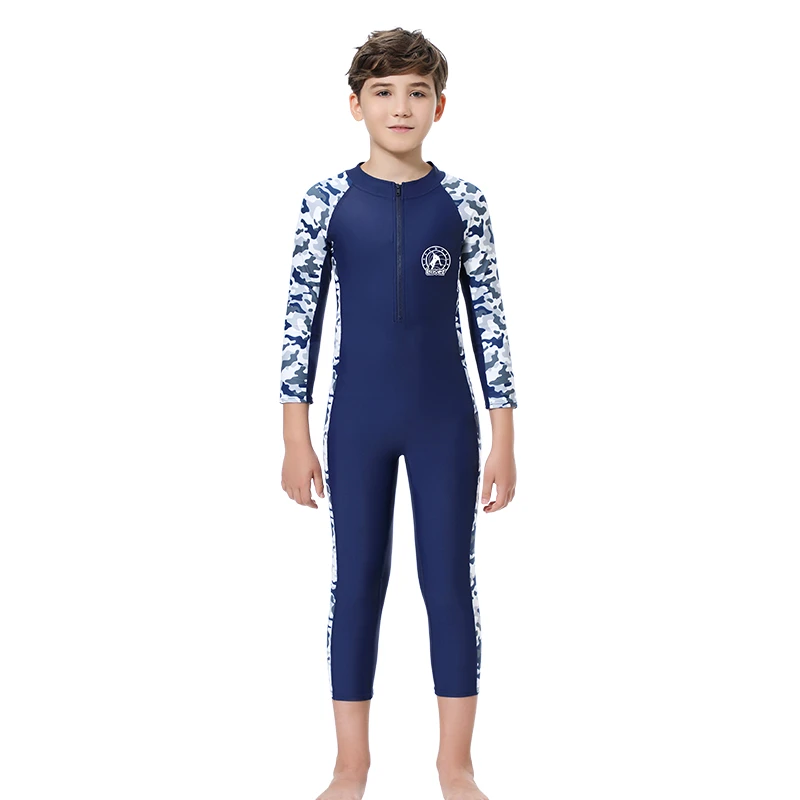 儿童泳衣男童2022新款温泉游泳训练中大童青少年男孩宝宝游泳装备