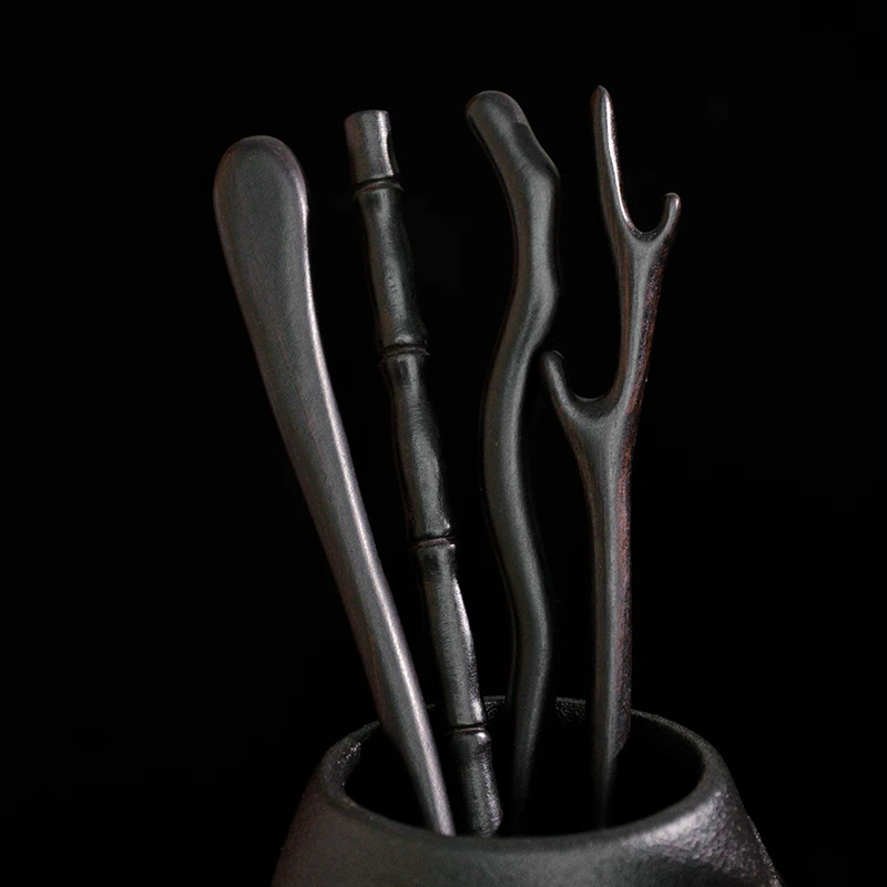 百搭简约中国风檀木发簪女古风手工汉服旗袍盘发簪木簪子头饰发饰