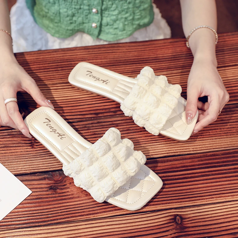 拖鞋女外穿ins潮2025夏季新款百搭时尚网红仙女平底高级感凉拖鞋