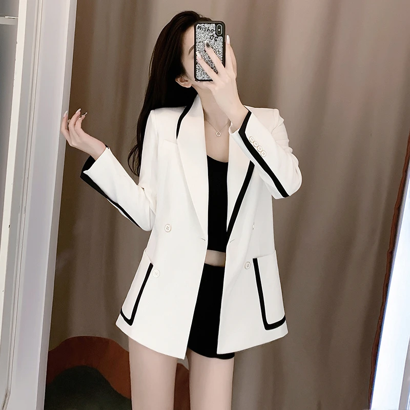 秋季职业休闲高档时尚小西装外套女百搭网红气质小西服女款