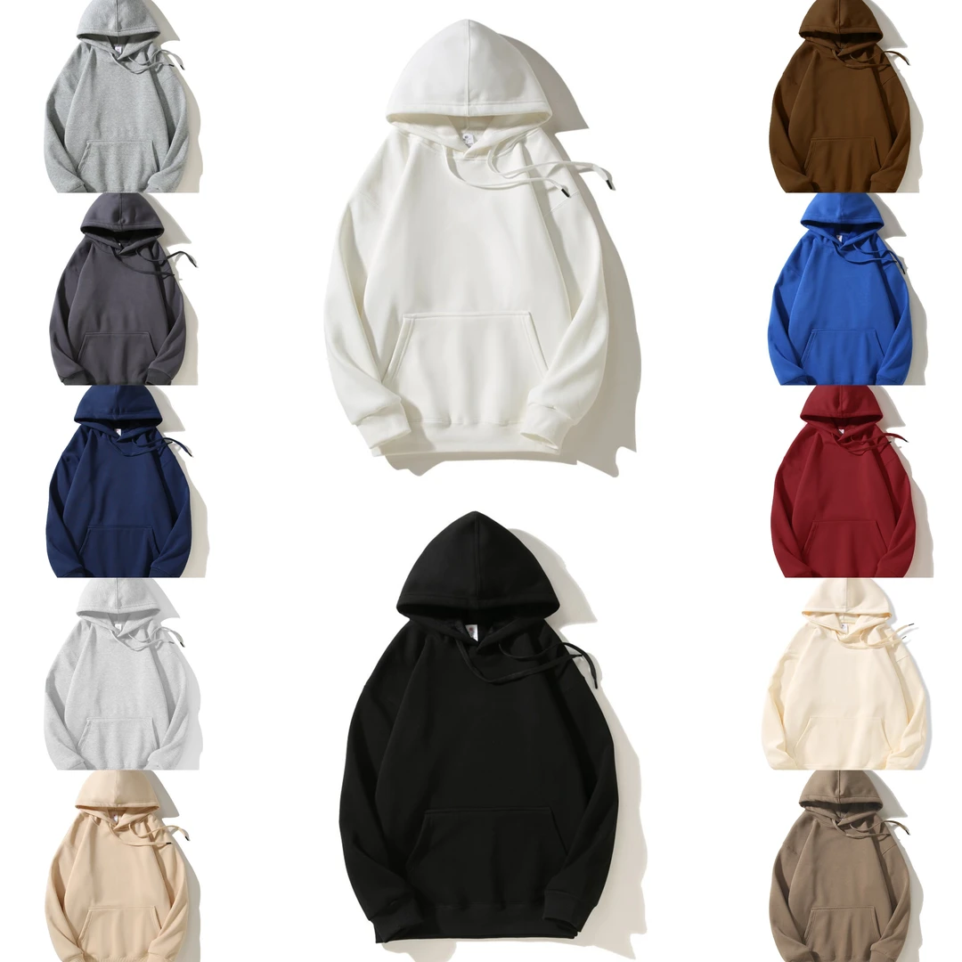 2024秋季新款连帽卫衣420g重磅加绒卫衣男情侣卫衣女百搭宽松潮男