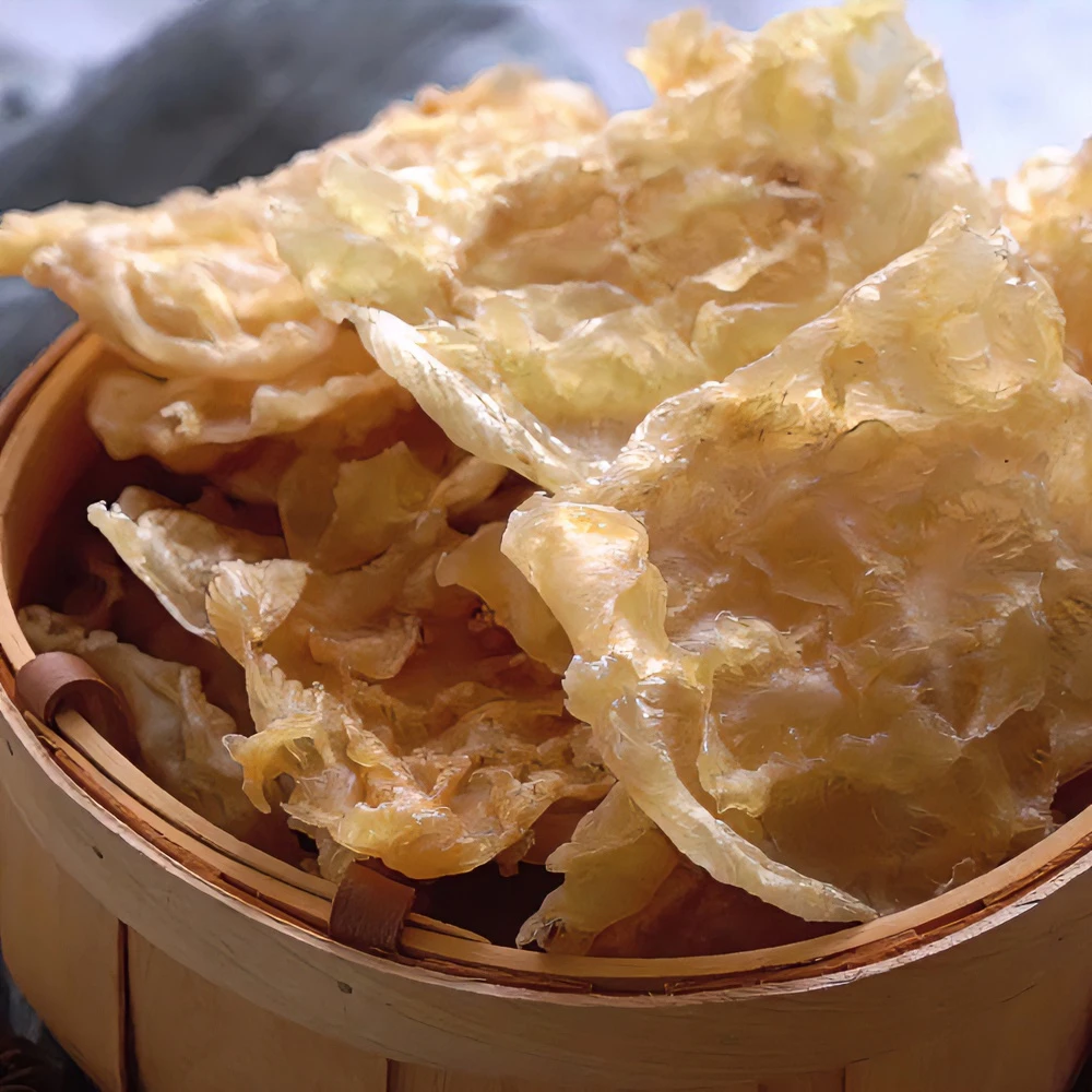 石斑胶干品赤鱼胶赤肚开片石斑胶鱼鳔日常滋补炖汤奶冻花胶营养