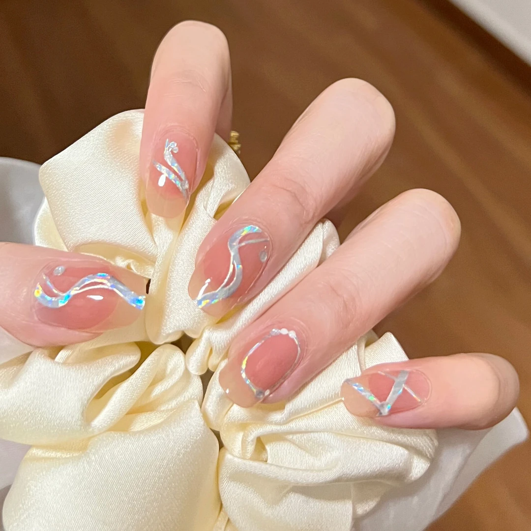 【免照灯】【L283】20指/套柔软系列美甲贴防水甲油膜穿戴甲服帖夏日