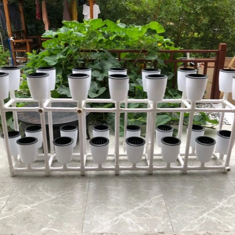 大容量兰花水培潮汐种植机恐龙蛋花盆花架鱼菜共生系统植物墙定制