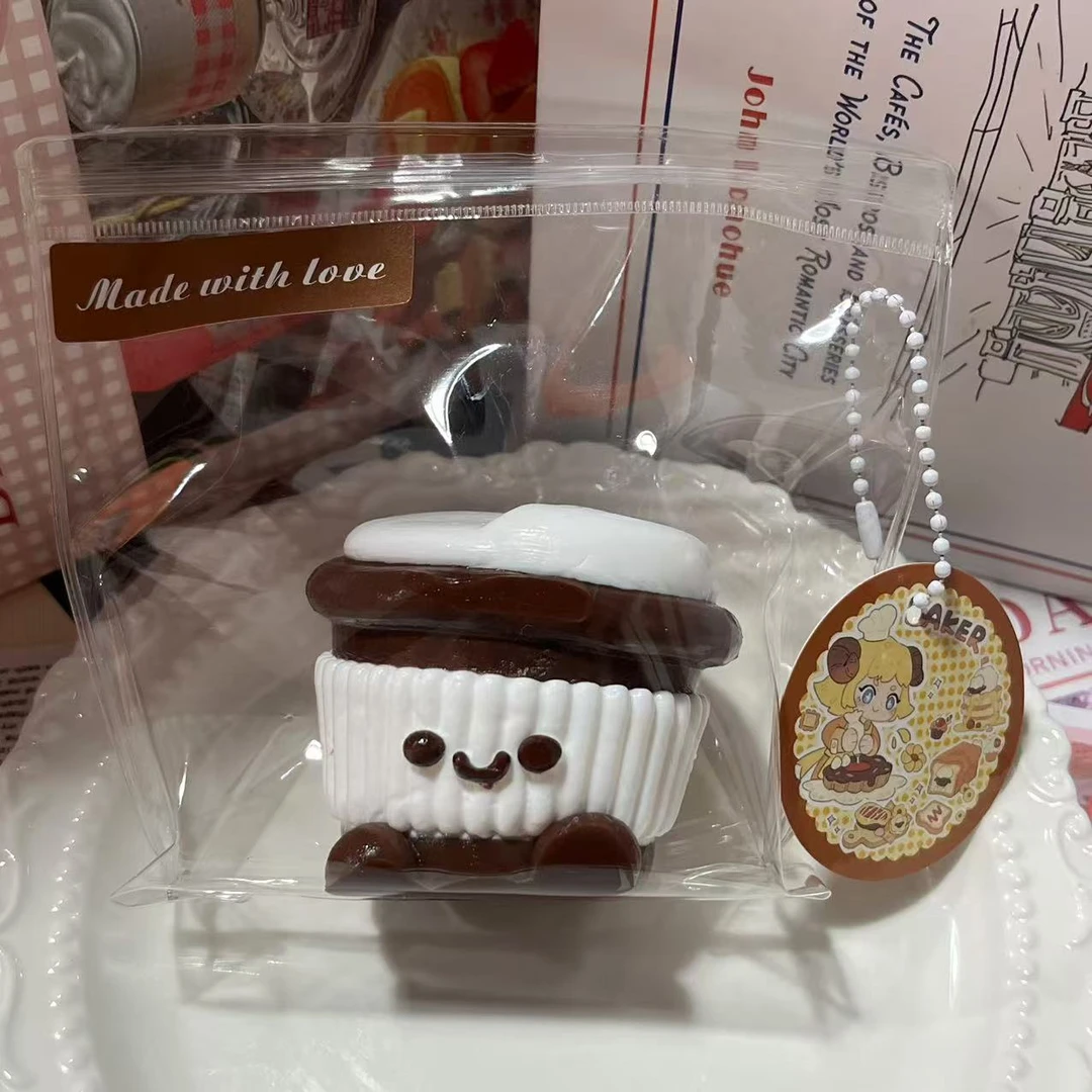 伊晗DIY手工默认瑕疵JC咖啡杯泥感高颜值解压玩具发泄硅胶捏捏乐