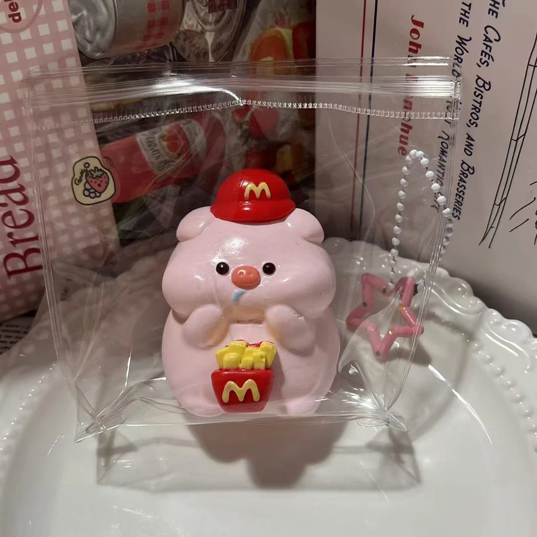 伊晗DIY手工默认瑕疵麦麦猪泥感高颜值解压玩具发泄硅胶捏捏乐