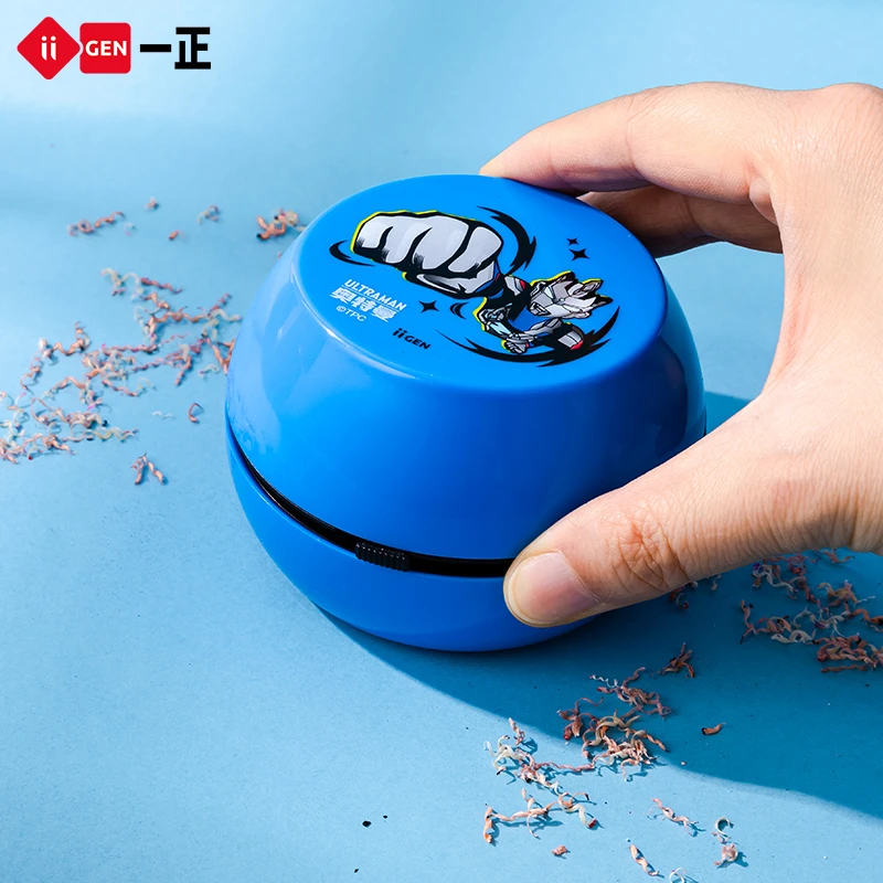 一正奥特曼桌面吸尘器 赛罗学生清理吸橡皮擦铅笔屑灰尘吸力大