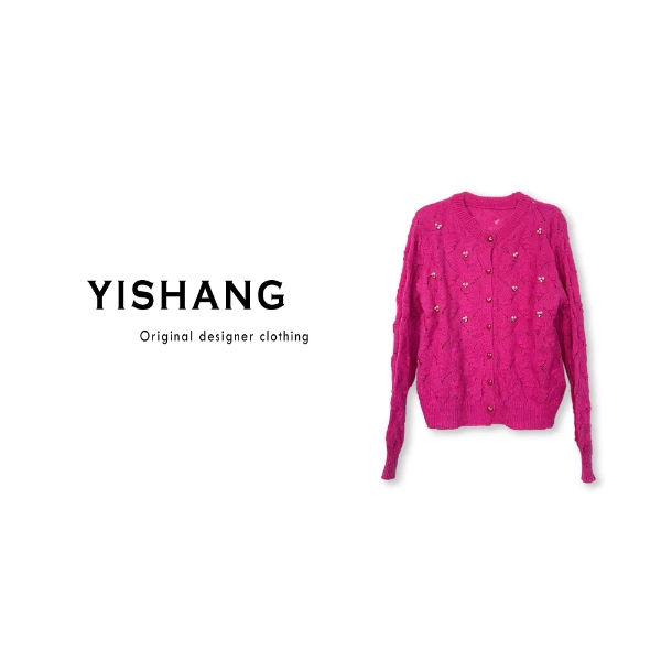 Y8007  百搭休闲设计感上衣针织潮流外套